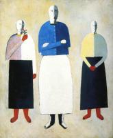 Kazimir Malevich - Three Girls